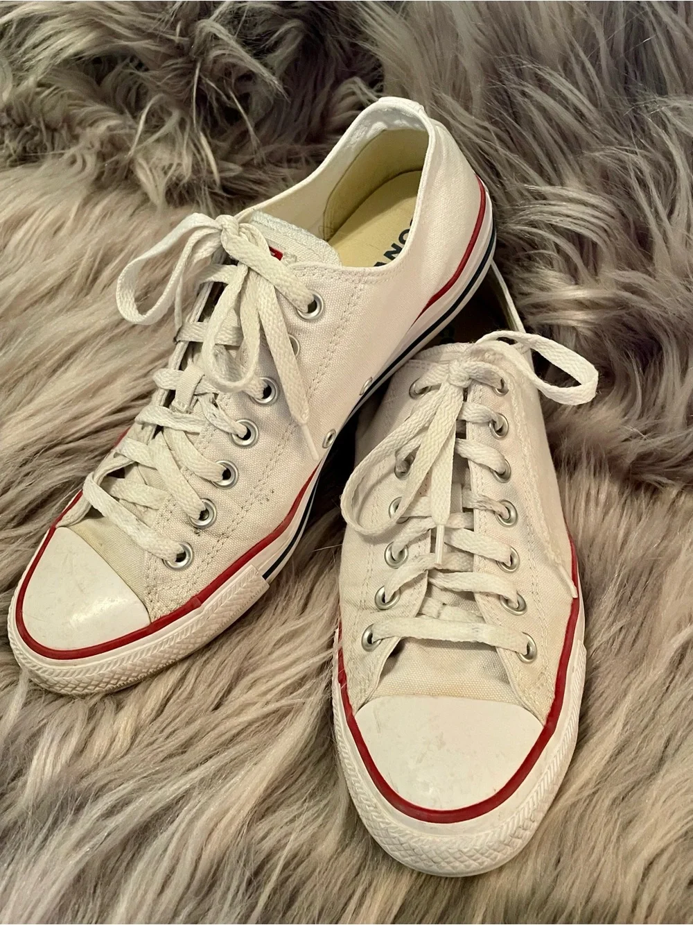 Classic Men’s Converse All Star Low-Top Canvas Sneakers - Picture 1 of 7